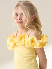Angel & Rocket Carrie Ruffle Vest Top - Изображение 4 из 8