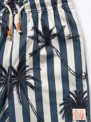 Angel & Rocket Black Gus Palm Print Swim Shorts - Image 6 of 6