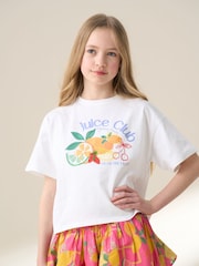 Angel & Rocket White Clemmie Embellished 100% Cotton T-Shirt - Image 2 of 7
