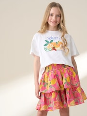 Angel & Rocket White Clemmie Embellished 100% Cotton T-Shirt - Image 3 of 7