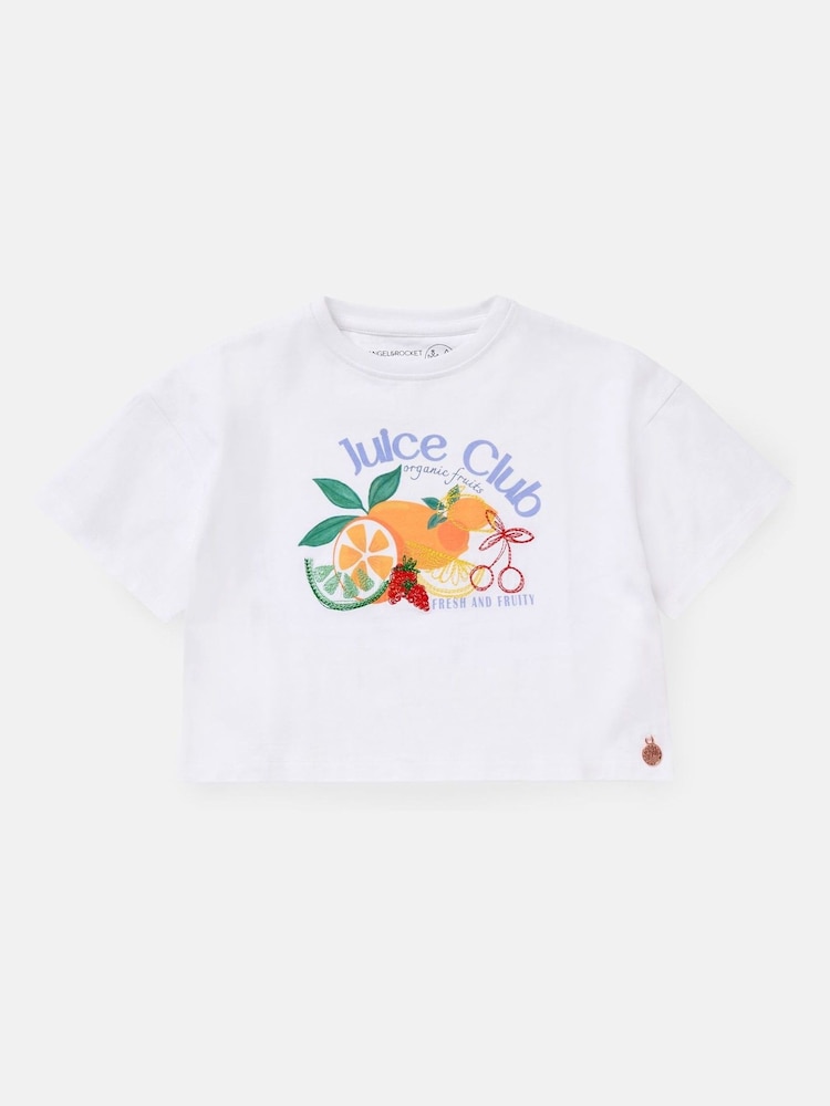 Tricou Angel & Rocket Clemmie din 100% bumbac cu decorațiuni - Image 5 of 7