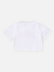 Angel & Rocket White Clemmie Embellished 100% Cotton T-Shirt - Image 6 of 7