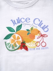 Angel & Rocket White Clemmie Embellished 100% Cotton T-Shirt - Image 7 of 7