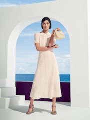 LK Bennett Dean Viscose Blend Lace Knit Dress - Image 1 of 5