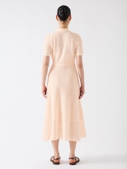 LK Bennett Dean Viscose Blend Lace Knit Dress - Image 4 of 5
