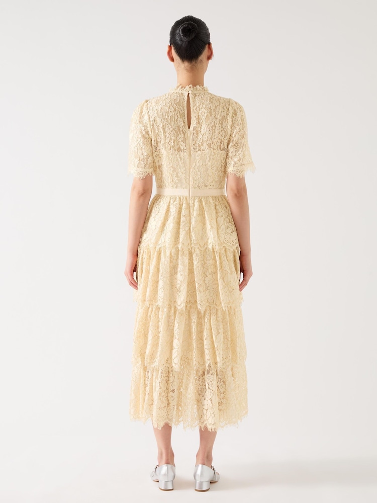 LK Bennett Cecily Blend Lace Tiered Maxi Dress - Bild 2 von 4 LK Bennett Cecily Blend Lace Tiered Maxi Dress - Bild 2 von 4