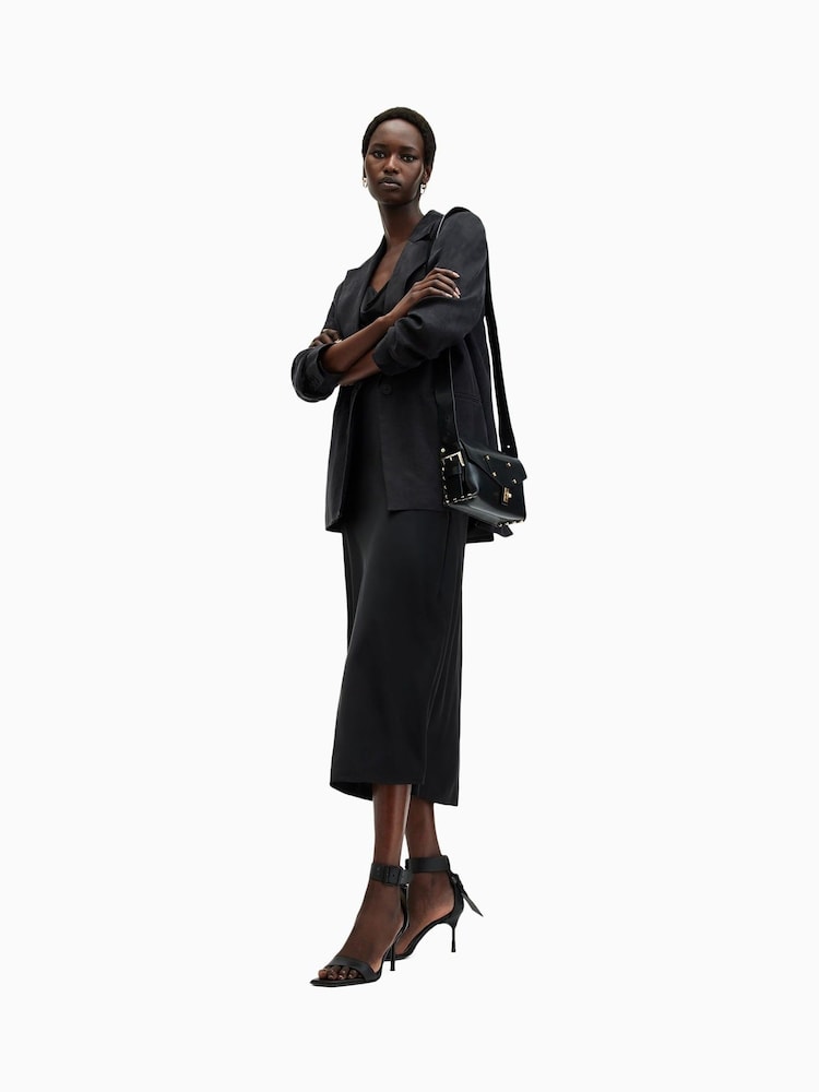 AllSaints Black Hadley Dress - Image 1 of 6