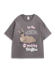 Vanilla Underground Grey Womens Shrek Multicoloured Short Sleeve Long Leg 100% Cotton Pyjamas Set - Image 2 of 6