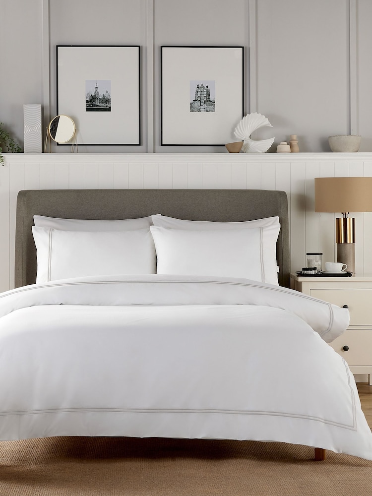 Vantona Beretta Double Stitch Quilt Cover Set - Изображение 1 из 3