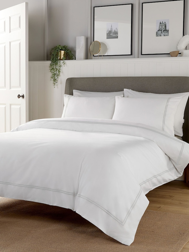 Vantona Beretta Double Stitch Quilt Cover Set - Изображение 2 из 3