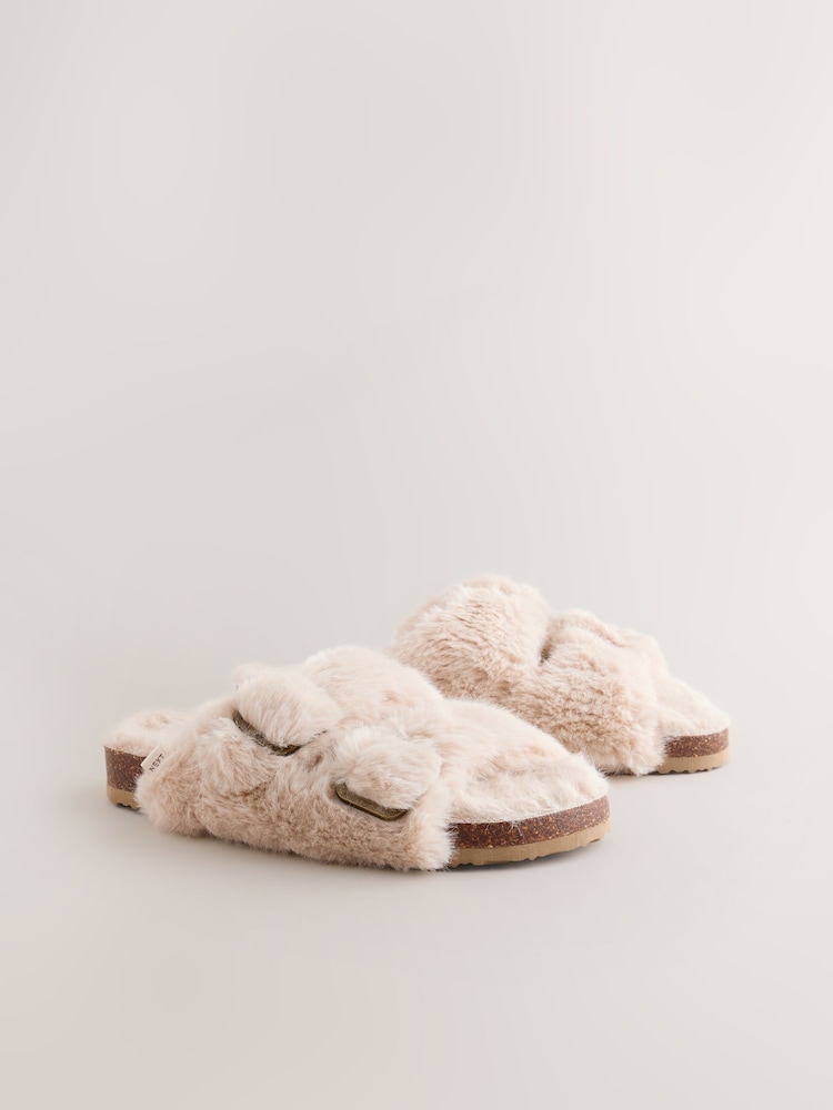 Neutral Footbed Comfort Slippers - Image 2 of 5