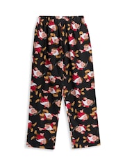Vanilla Underground Black Mens Disney Snow White Black Short Sleeve Long Leg 100% Cotton Pyjamas Set - Image 4 of 6