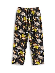 Vanilla Underground Black Mens Shrek Multicoloured Short Sleeve Long Leg 100% Cotton Pyjamas Set - Image 4 of 6