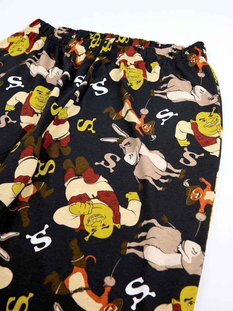 Vanilla Underground Shrek Donkey Ensemble Pyjama Gris à Manches