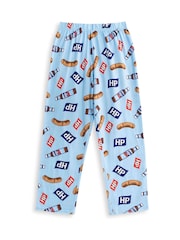 Vanilla Underground Blue Mens Heinz  Multicoloured Lounge 100% Cotton Joggers - Image 1 of 6