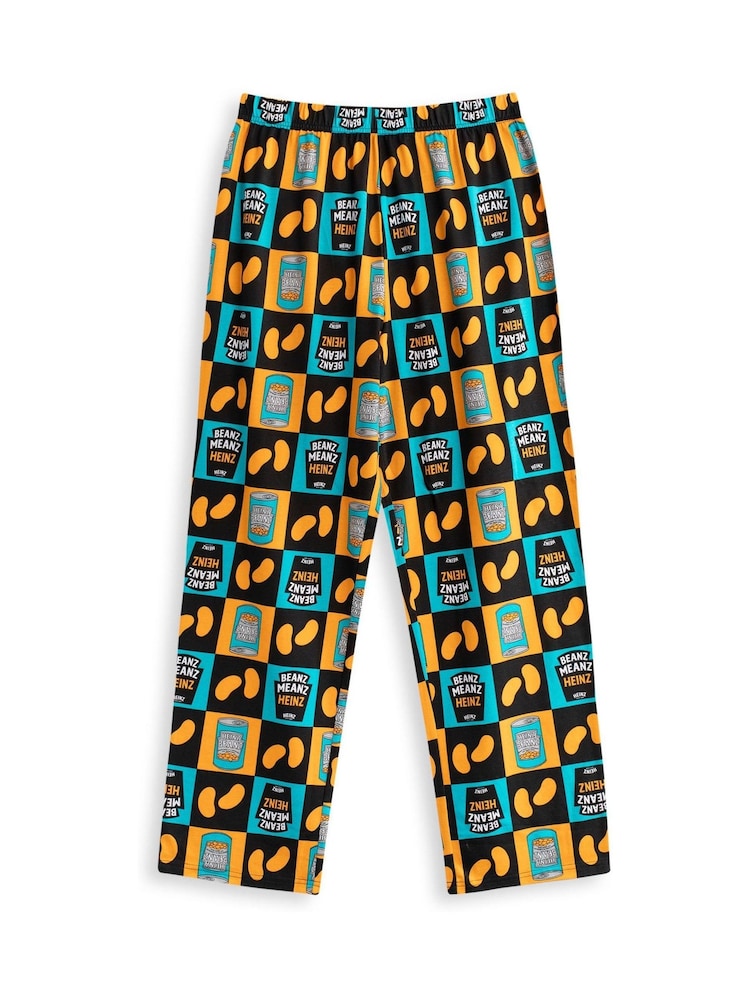 Vanilla Underground Black Mens Heinz  Multicoloured Lounge Pyajamas - Image 1 of 6