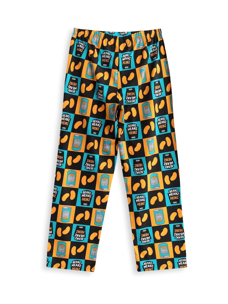 Vanilla Underground Black Mens Heinz  Multicoloured Lounge Pyajamas - Image 2 of 6