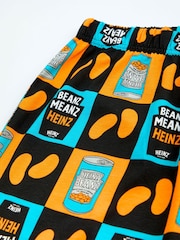 Vanilla Underground Black Mens Heinz  Multicoloured Lounge Pyajamas - Image 5 of 6