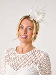 Roman White Petite Lace Short Sleeve Dress - Image 4 of 5