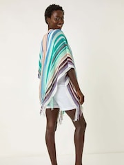 Roman Light Blue Spacedye Cardigan - Image 3 of 5