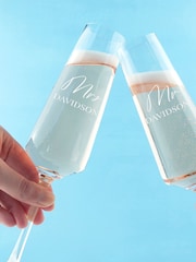 Treat Republic Personalised Couples Champagne Flute Set - Image 4 of 5