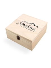 Treat Republic Personalised Medium Adventure Memories Wooden Box - Image 4 of 4