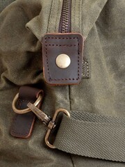 Treat Republic Personalised Luxury Waxed Canvas Holdall - Image 4 of 6