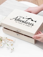 Treat Republic Personalised Small Adventure Memories Wooden Box - Image 3 of 4