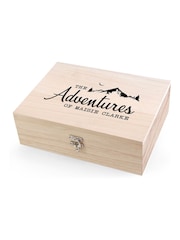 Treat Republic Personalised Small Adventure Memories Wooden Box - Image 4 of 4