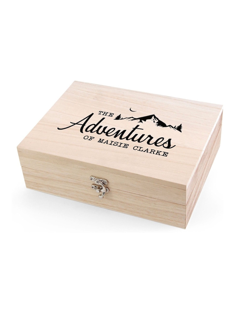 Treat Republic Personalised Small Adventure Memories Wooden Box - Image 4 of 4