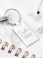 Treat Republic Personalised Special Person Rectangle Keyring - Image 1 of 5