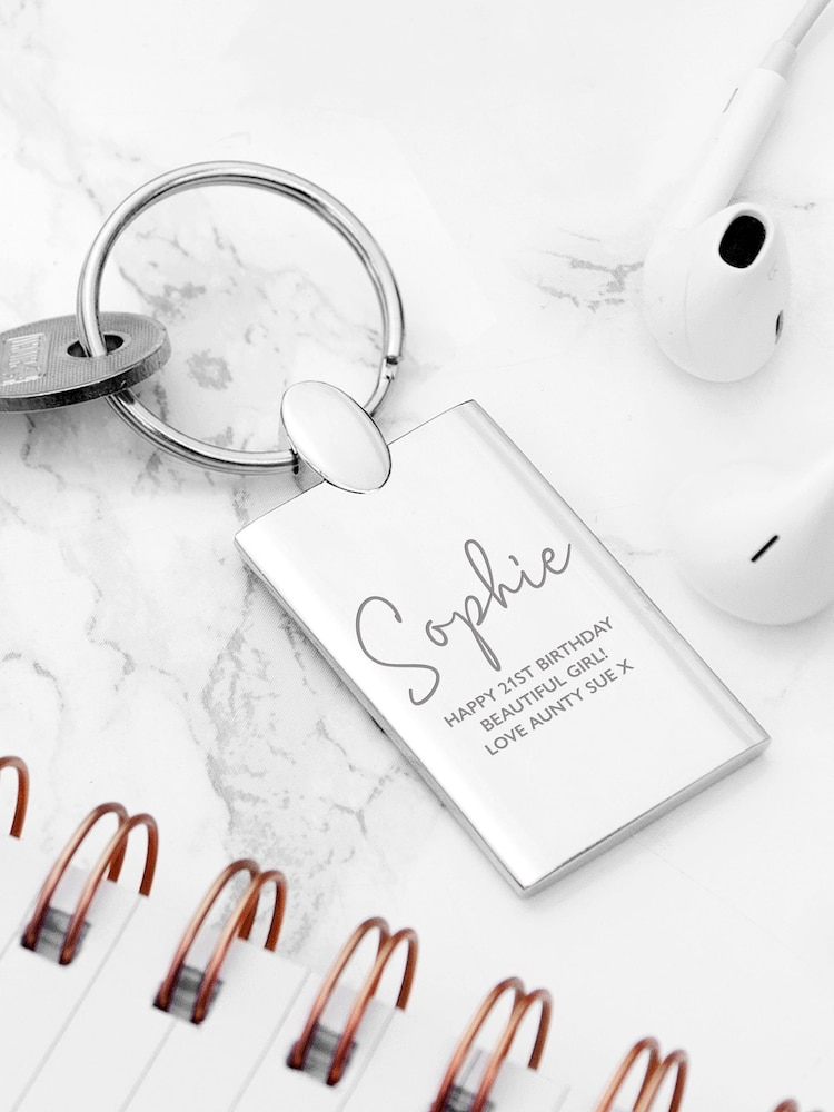 Treat Republic Personalised Special Person Rectangle Keyring - Image 1 of 5
