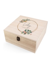 Treat Republic Personalised Large Floral Print Bridesmaid Keepsake Box - Image 4 of 4