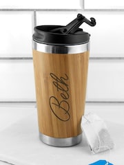 Treat Republic Personalised Bamboo Travel Mug - Image 1 of 4