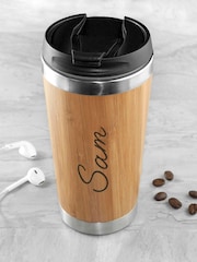 Treat Republic Personalised Bamboo Travel Mug - Image 2 of 4