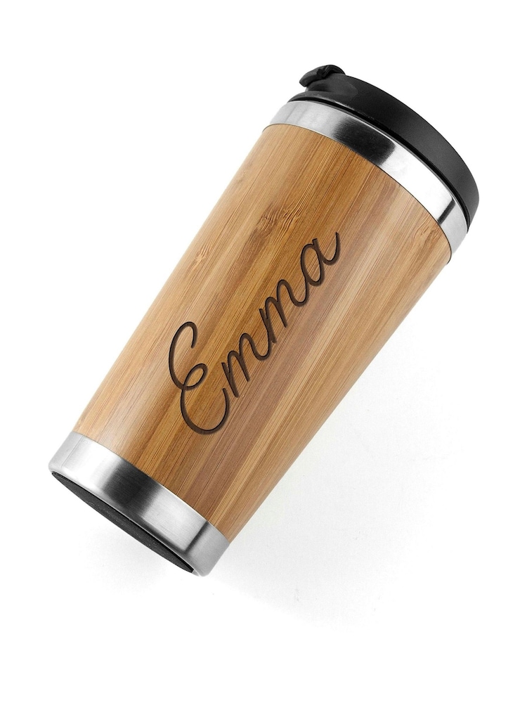 Treat Republic Personalised Bamboo Travel Mug - Image 4 of 4
