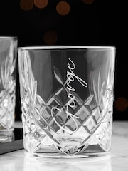 Treat Republic Personalised Crystal Glass Whisky Tumbler - Image 1 of 5