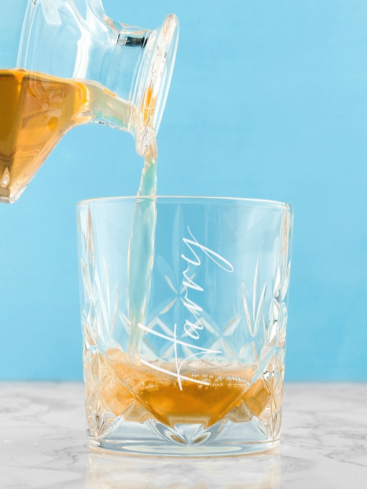 Treat Republic Personalised Crystal Glass Whisky Tumbler - Image 2 of 5
