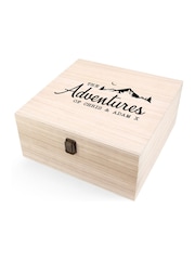 Treat Republic Large Personalised Adventure Memories Wooden Box - Image 4 of 4