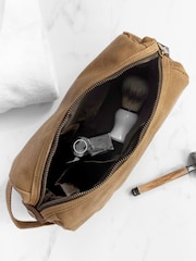 Treat Republic Personalised Mens Vintage Waxed Canvas Wash Bag - Image 2 of 6