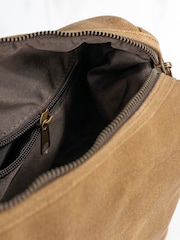 Treat Republic Personalised Mens Vintage Waxed Canvas Wash Bag - Image 5 of 6