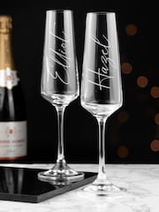 Treat Republic Personalised Elegance Champagne Flute - Image 2 of 5