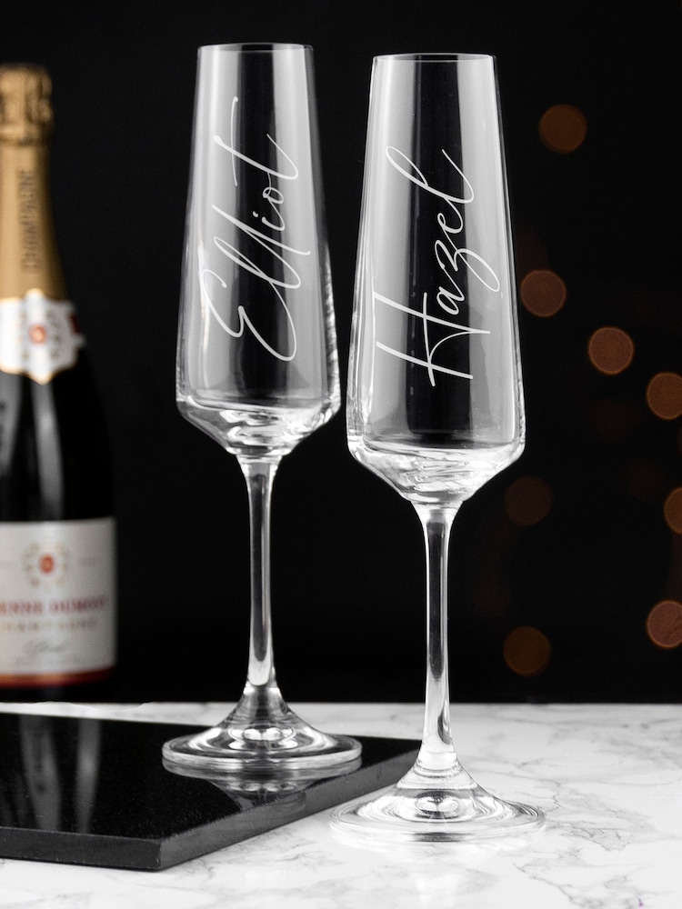 Treat Republic Personalised Elegance Champagne Flute - Image 2 of 5