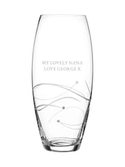 Treat Republic Personalised Tapered Spiral Barrel Vase with Crystals - Image 5 of 6