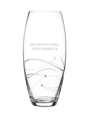 Treat Republic Personalised Tapered Spiral Barrel Vase with Crystals - Image 6 of 6