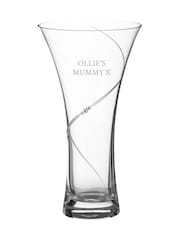 Treat Republic Personalised Hollow Sided Vase with Crystals - Image 6 of 8