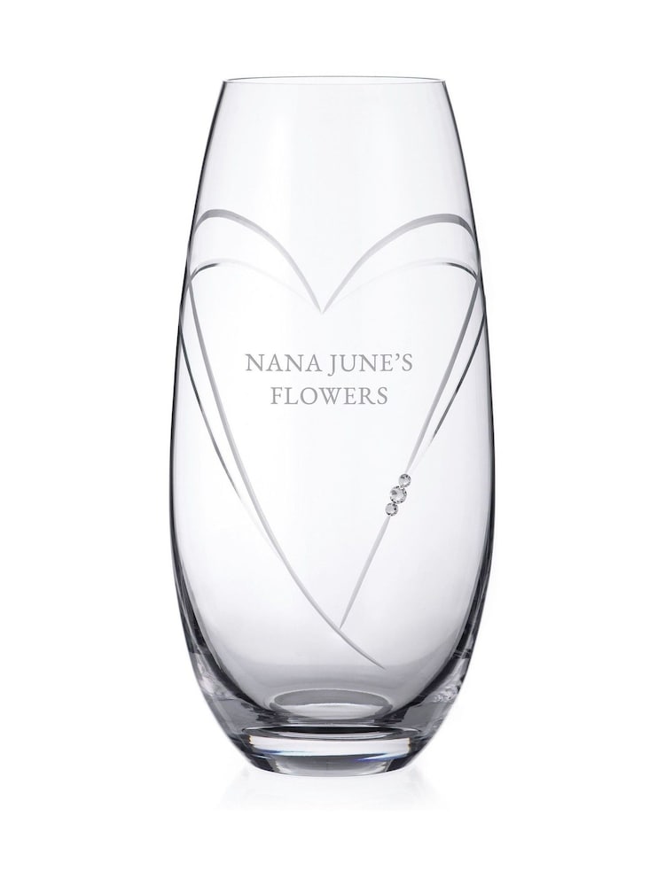 Treat Republic Personalised Hearts Barrel Vase with Crystals - Image 8 of 8