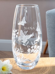 Treat Republic Personalised Butterfly Floral Print Barrel Vase - Image 2 of 9