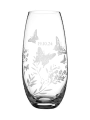 Treat Republic Personalised Butterfly Floral Print Barrel Vase - Image 9 of 9