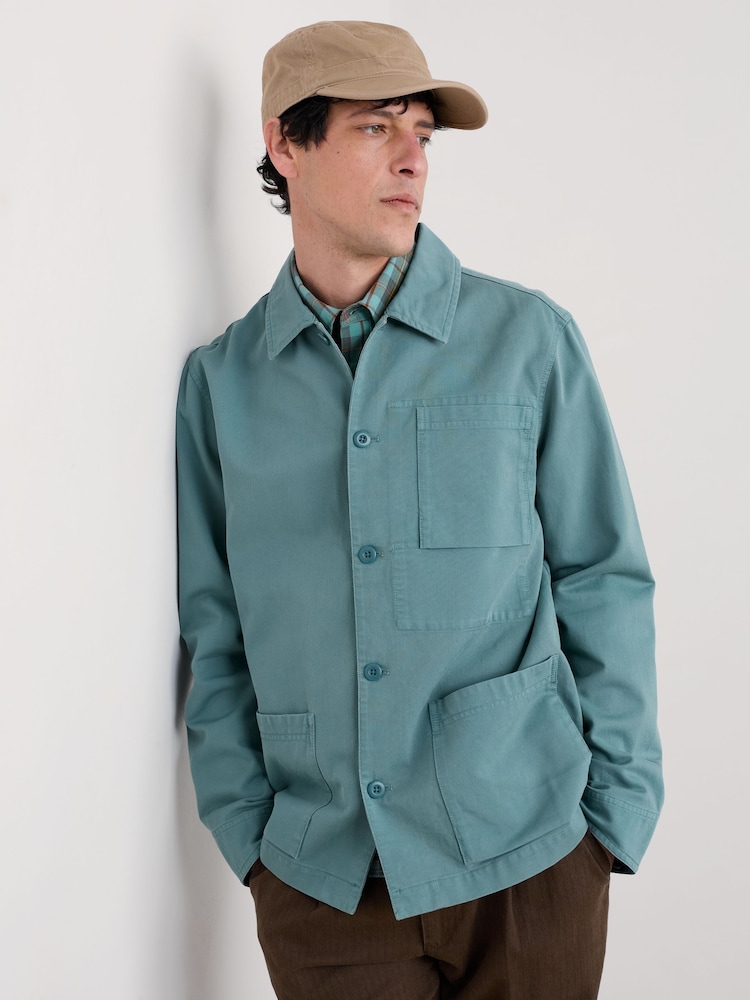 Seasalt Cornwall Mens 100% Cotton Canvas Tompot Jacket - Imagen 1 de 5